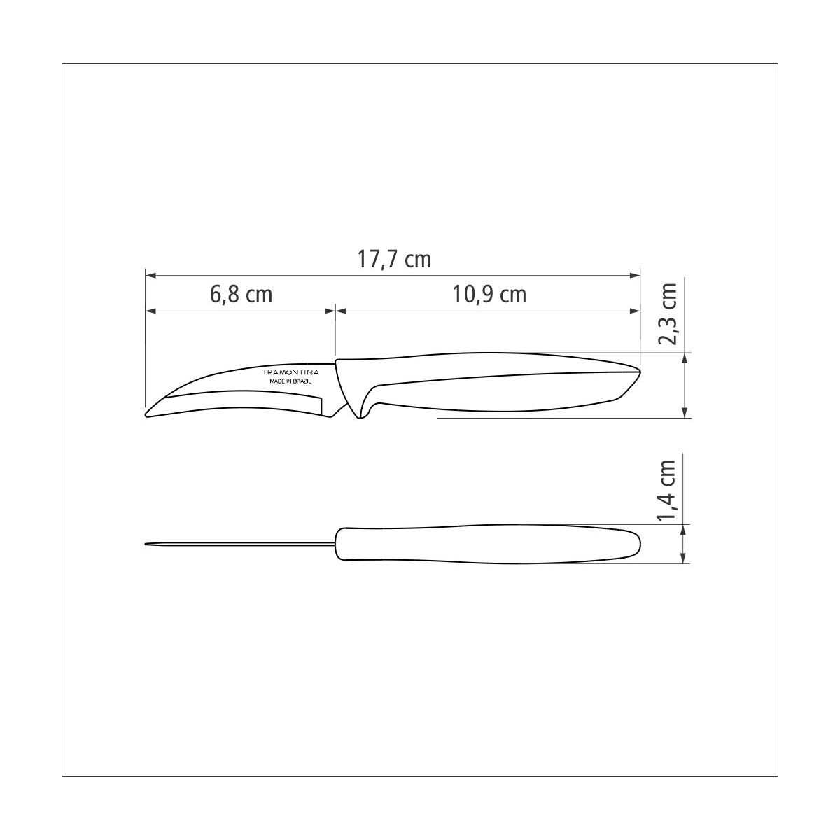 Tramontina Peeling knife 3"
